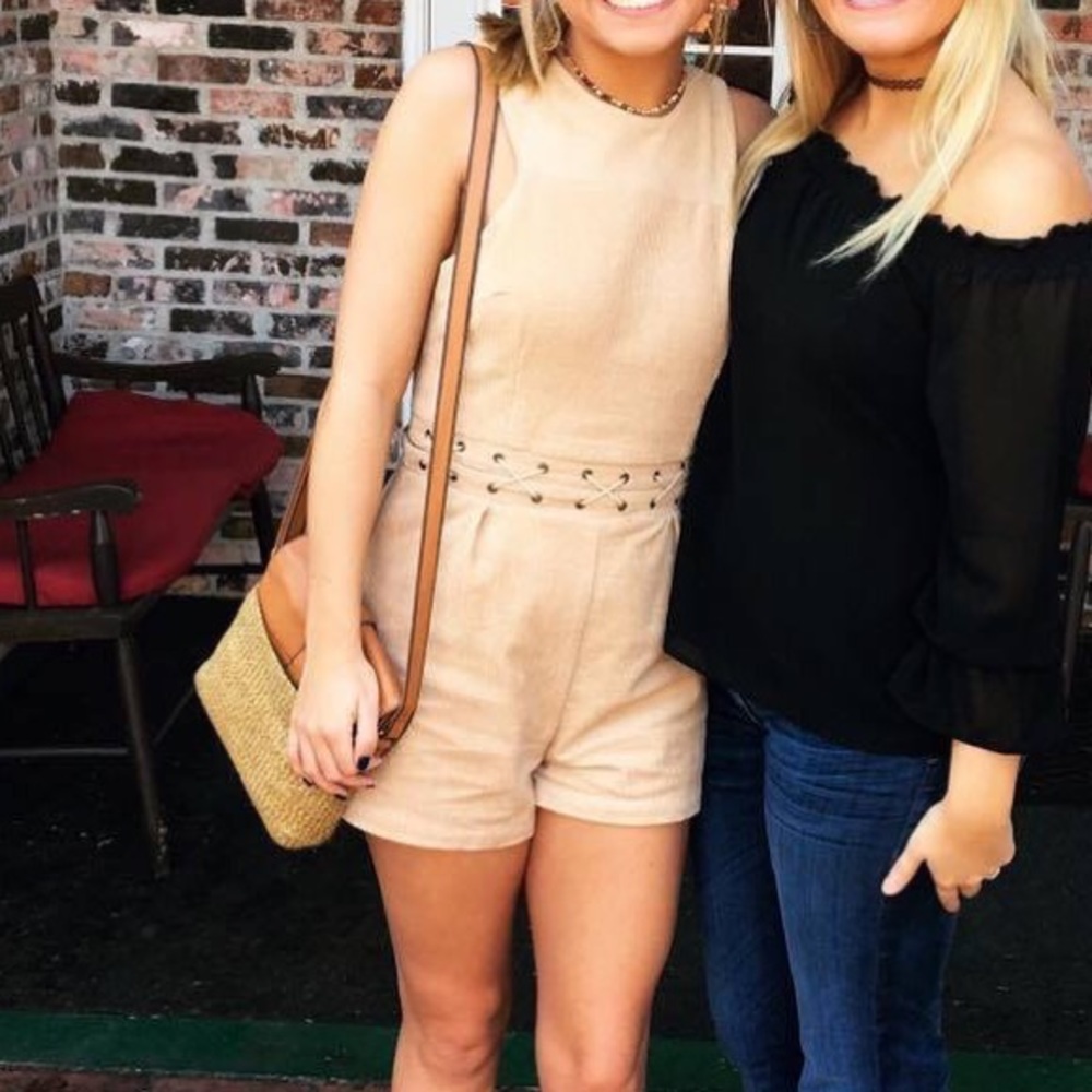 Brown romper